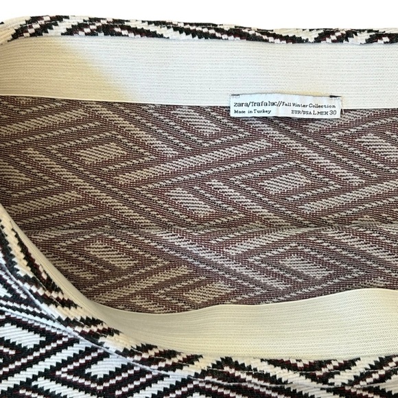 ZARA black white Skirt Large 🖤 - Picture 4 of 5